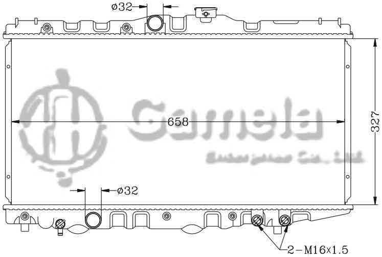 6112146N - Radiator-for-TOYOTA-CORONA-88-92-AT170-MT-TOYOTA-COROLLA-88-92-AE92-MT-OEM-16400-11191-11200-15310-16290