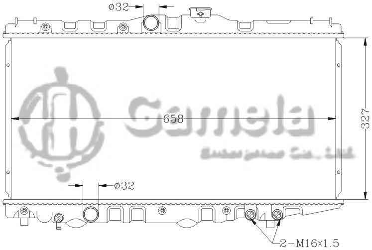 6112148N - Radiator-for-TOYOTA-CORONA-88-92-AT170-MT-TOYOTA-COROLLA-88-92-AE92-MT-OEM-16400-11191-11200-15310-16290