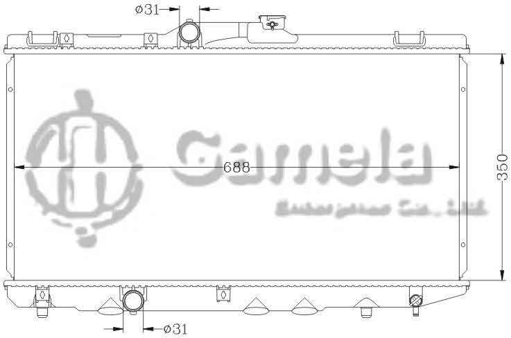 6112152N - Radiator-for-TOYOTA-COROLLA-92-97-AE100-MT