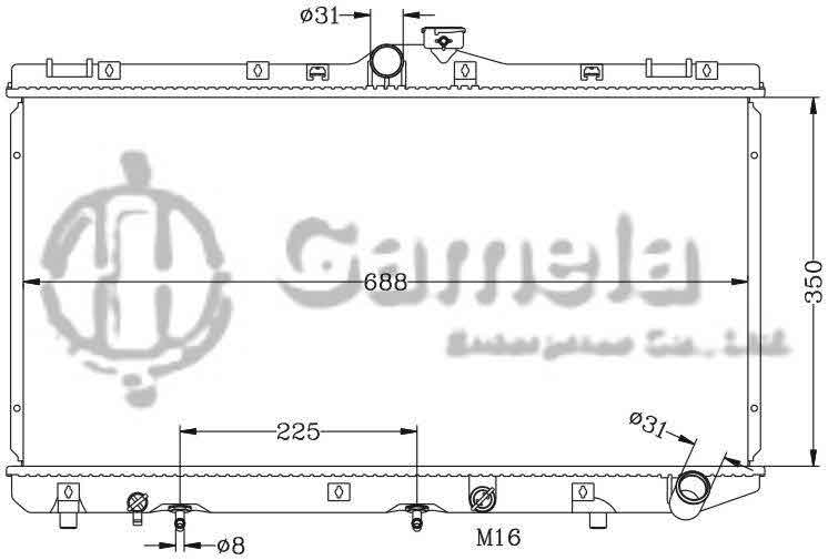 6112157N - Radiator-for-TOYOTA-COROLLA-92-99-CE100-CE110-AT