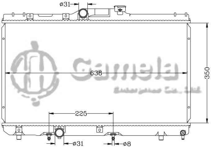 6112159N - Radiator-for-TOYOTA-COROLLA-92-01-AE110-AT-OEM-16400-15500-15700-DPI-1408