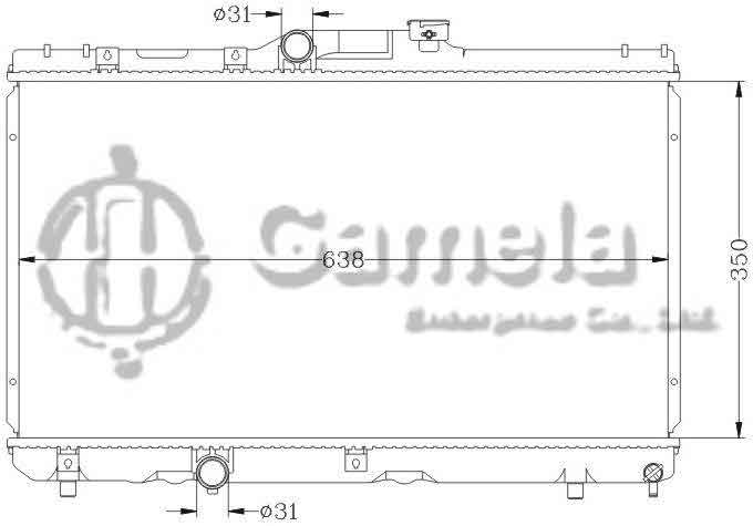 6112160N - Radiator-for-TOYOTA-COROLLA-92-01-AE110-MT-OEM-16400-15481-15690-DPI-1436