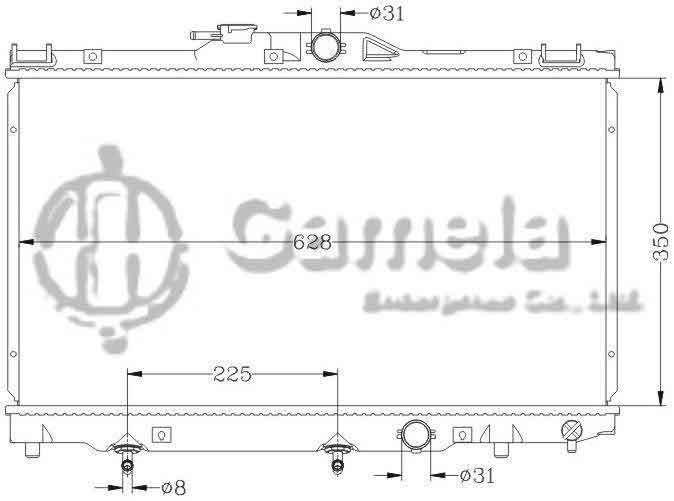 6112161N - Radiator-for-TOYOTA-COROLLA-97-02-AE115-AT-OEM-16400-0D040-0D090-DPI-2198