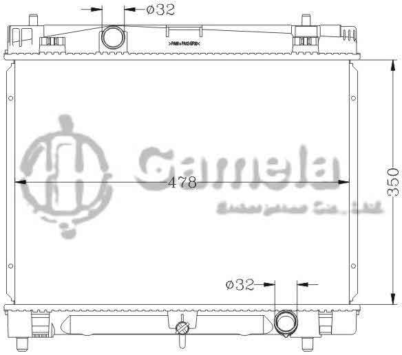 6112182AN - Radiator-for-TOYOTA-VITZ-05-NCP91-NCP100-MT-OEM-16400-21270-DPI-2889