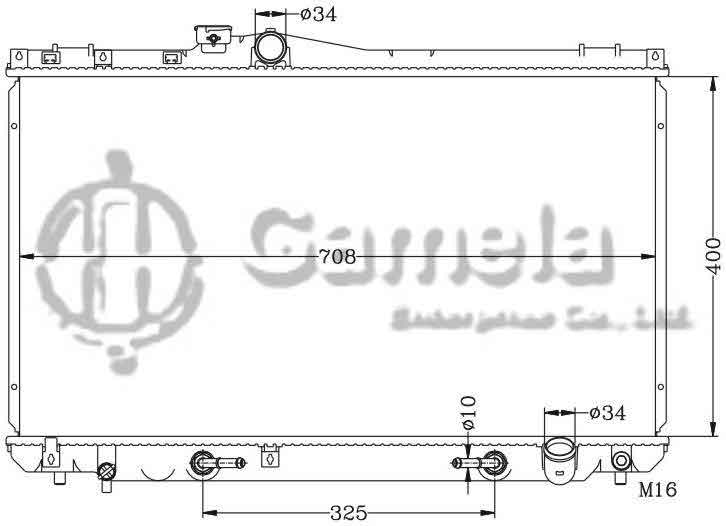 6112193AN - Radiator-for-TOYOTA-CRESSIDA-92-94-JZX90-AT-OEM-16400-46240-46340