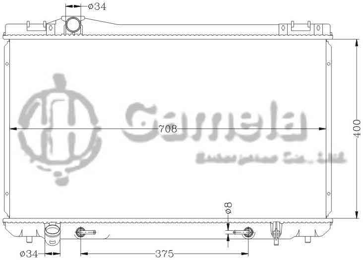 6112197AN - Radiator-for-TOYOTA-CRESSIDA-92-94-LX90-LX100-AT-OEM-16400-5B100