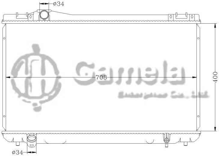 6112198AN - Radiator-for-TOYOTA-CRESSIDA-92-94-LX90-LX100-MT-OEM-16400-5B090