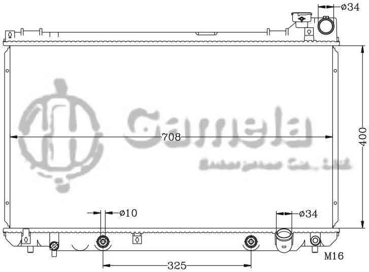 6112201N - Radiator-for-TOYOTA-CRESSIDA-MARK-JZX110-AT