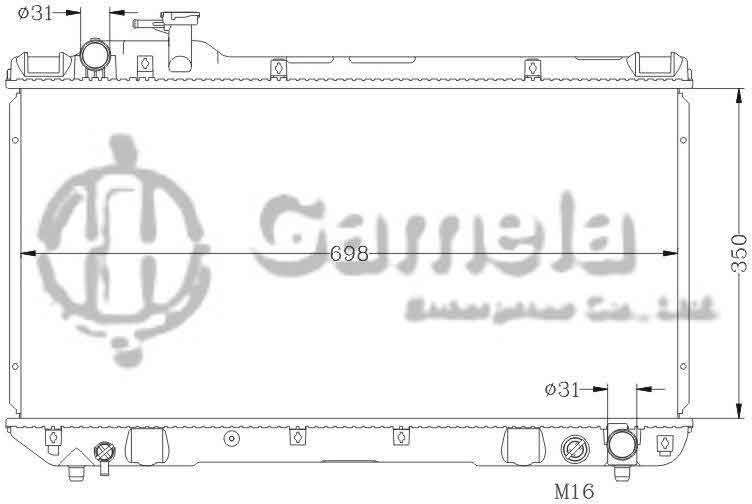 6112206N - Radiator-for-TOYOTA-RAV4-96-97-SXA11-MT-OEM-16400-7A110-7A111