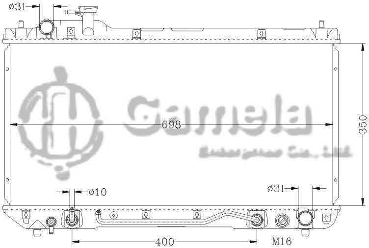 6112207N - Radiator-for-TOYOTA-RAV4-98-99-SXA15G-AT-OEM-16400-7A480-7A500-DPI-2292