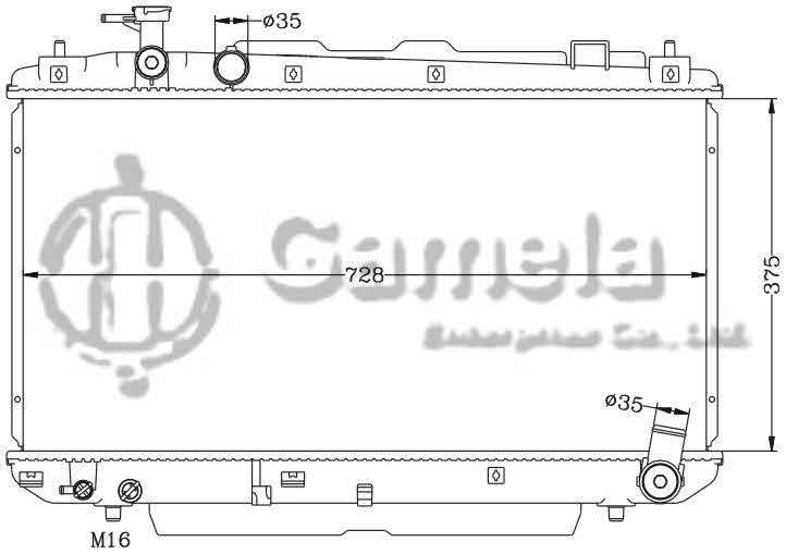 6112212AN - Radiator-for-TOYOTA-RAV4-03-ACA21-MT-OEM-16400-22120-22121-28130