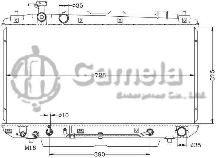 6112215AN - Radiator-for-TOYOTA-RAV4-03-MCA21-AT-OEM-16400-22130-DPI-2411