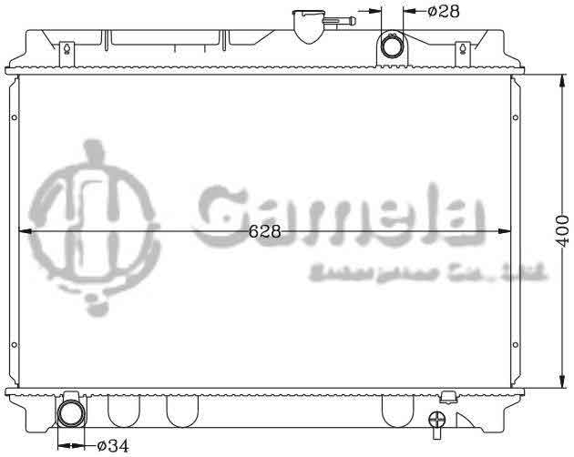 6112224N - Radiator-for-TOYOTA-CONDOR-ZACE-HILUX-SURF-MT