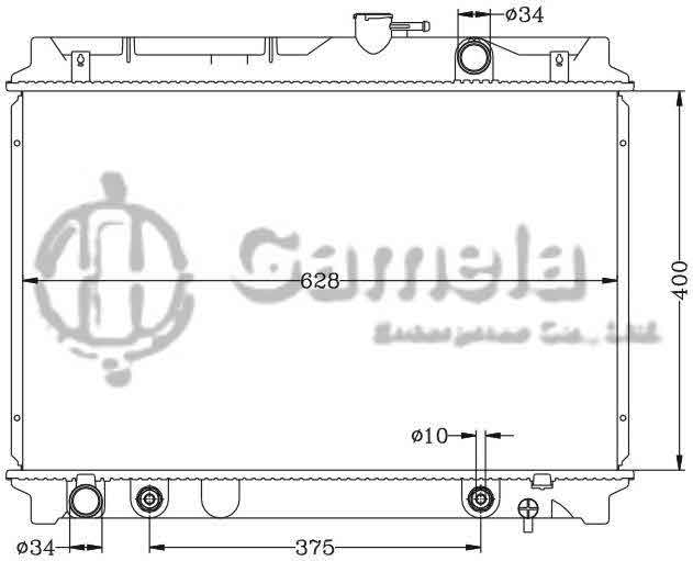 6112225N - Radiator-for-TOYOTA-CONDOR-SUBE-7K-HILUX-SURF-AT