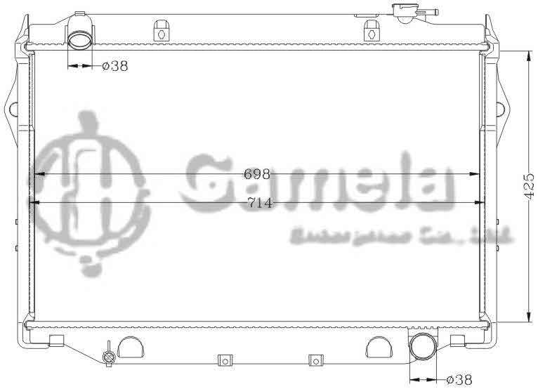 6112266AN - Radiator-for-TOYOTA-LANDCRUISER-95-98-HDJ81V-MT-OEM-16400-17021