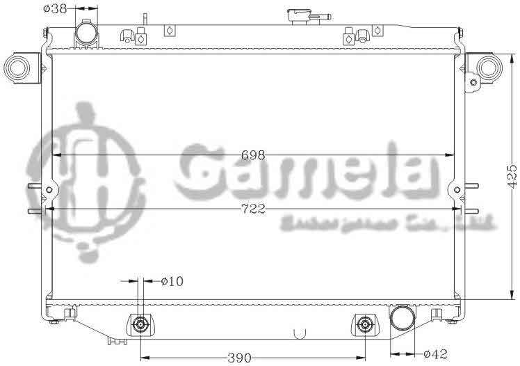 6112269N - Radiator-for-TOYOTA-LANDCRUISER-01-HDJ101K-AT