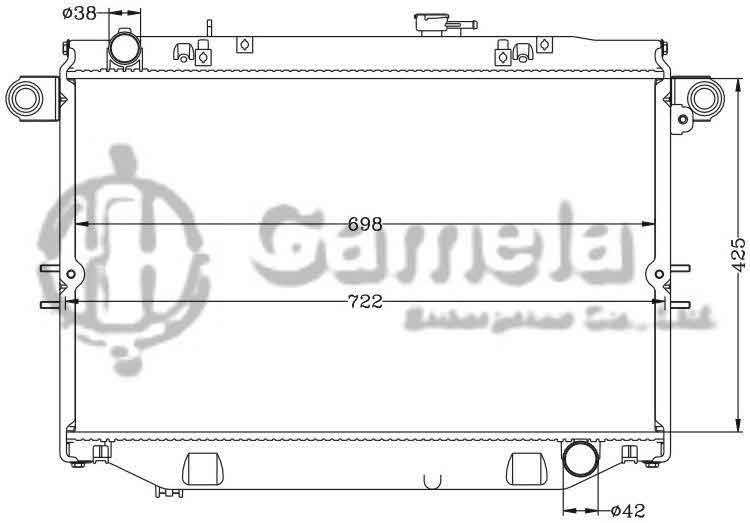 6112270N - Radiator-for-TOYOTA-LANDCRUISER-01-HDJ101K-MT