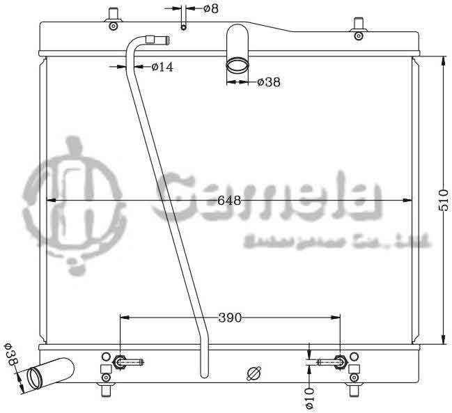 6112287AN - Radiator-for-TOYOTA-HIACE-TRH200-214-219-04-AT-OEM-16400-75480