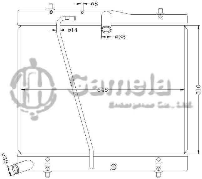 6112288AN - Radiator-for-TOYOTA-HIACE-TRH200-214-219-04-MT-OEM-16400-75470