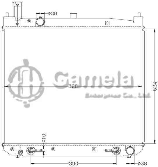 6112303N - Radiator-for-TOYOTA-HIACE-TOURING-KCH-CD7-AT-OEM-16400-67092