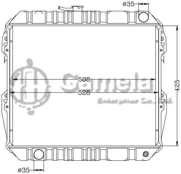 6112320AN - Radiator-for-TOYOTA-HILUX-PICKUP-86-93-LN55-MT