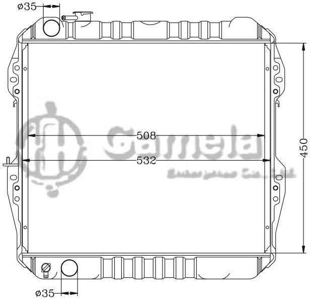 6112324AN - Radiator-for-TOYOTA-LN8-9-10-11-13-88-96-MT-OEM-16400-5B590