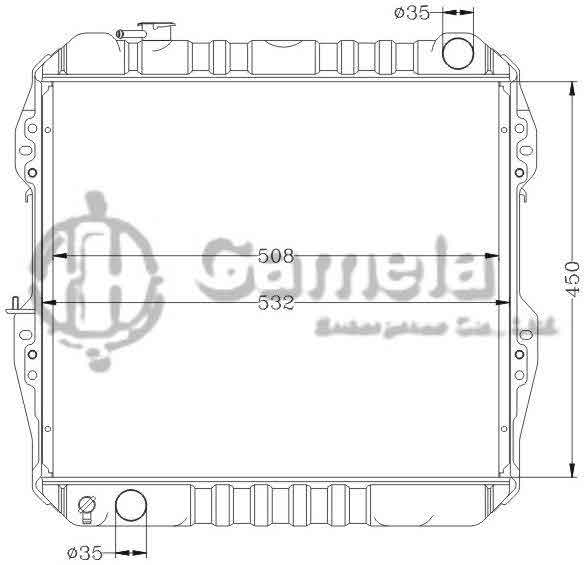 6112328AN - Radiator-for-TOYOTA-VZN10-11-13-88-95-MT-OEM-16400-65040-54610