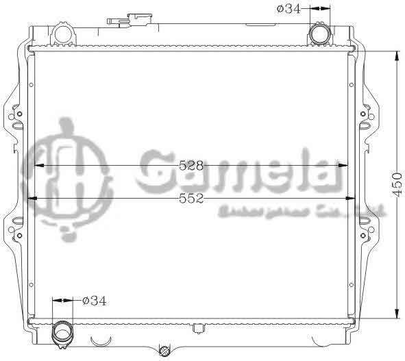 6112330AN - Radiator-for-TOYOTA-VZN10-11-13-88-95-MT-OEM-16400-65040-54610