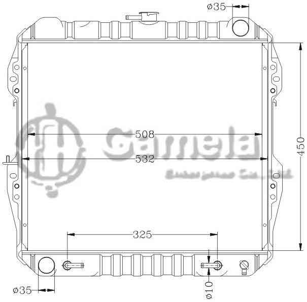 6112331AN - Radiator-for-TOYOTA-LN65-RN8-RN13-88-99-AT-OEM-16400-DPI-1430