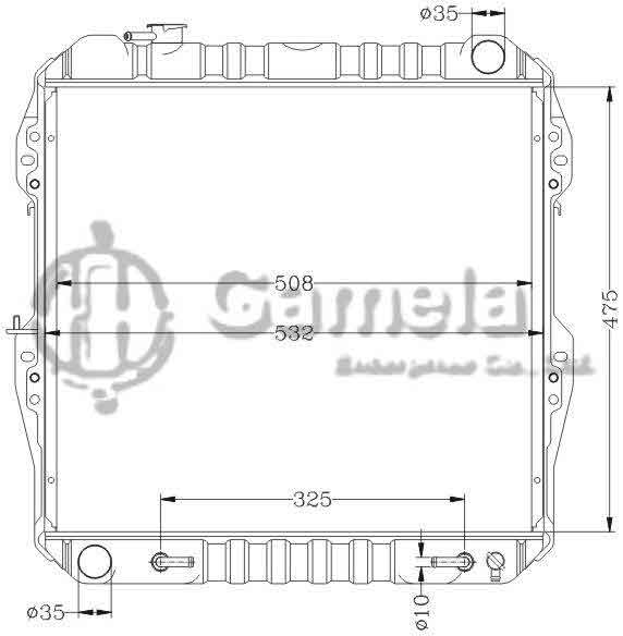 6112343AN - Radiator-for-TOYOTA-VZN10-11-13-89-95-AT