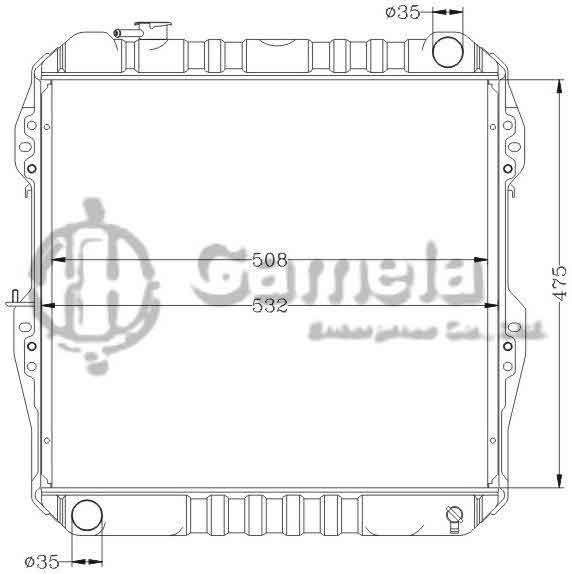 6112344AN - Radiator-for-TOYOTA-VZN10-11-13-89-95-MT