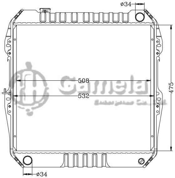 6112346AN - Radiator-for-TOYOTA-VZN10-11-13-89-95-MT