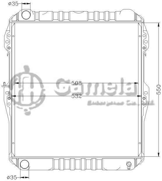 6112352AN - Radiator-for-TOYOTA-HILUX-KB-LN165-97-99-MT