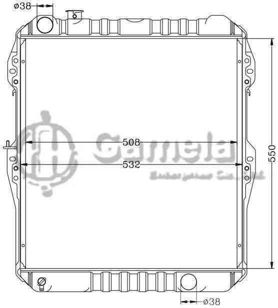 6112360AN - Radiator-for-TOYOTA-HILUX-PICKUP-LN167-MT