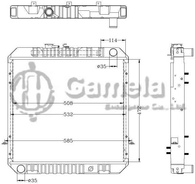 6112362N - Radiator-for-TOYOTA-HIACE-87-95-3Y-MT