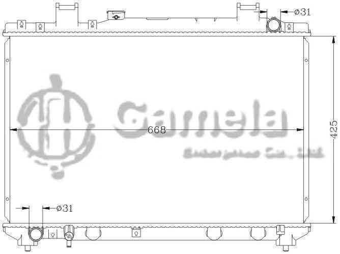 6112372AN - Radiator-for-TOYOTA-TOWNACE-NOAH-GA-KR41-42-96-MT-OEM-16400-7A380