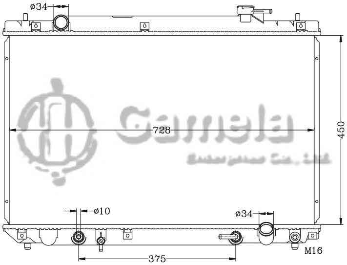 6112377RN - Radiator-for-TOYOTA-LEXUS-RX300-97-00-AT