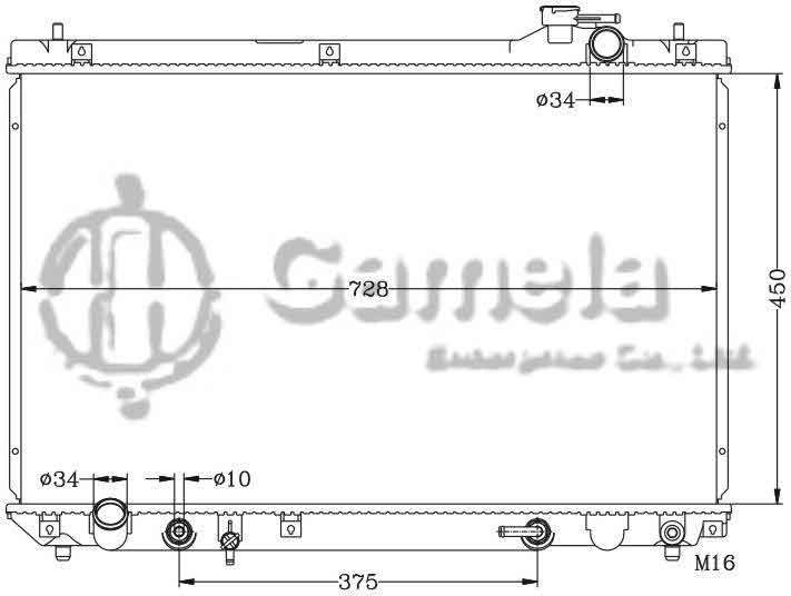 6112378RN - Radiator-for-TOYOTA-LEXUS-RX300-01-04-AT