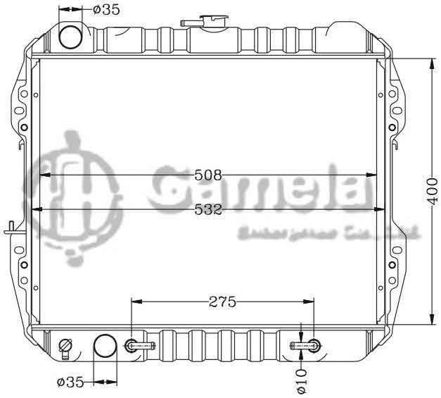 6112385N - Radiator-for-TOYOTA-HILUX-DIESEL-AT