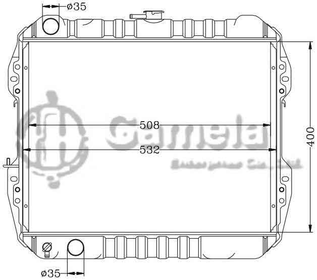 6112386N - Radiator-for-TOYOTA-HILUX-DIESEL-MT