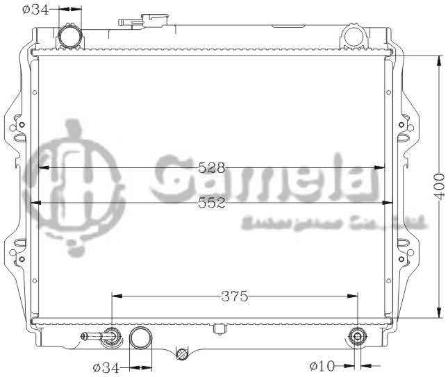 6112387N - Radiator-for-TOYOTA-HILUX-DIESEL-AT