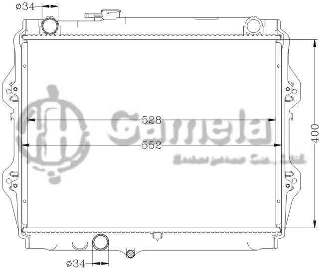 6112388N - Radiator-for-TOYOTA-HILUX-DIESEL-MT