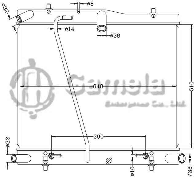 6112401N - Radiator-for-TOYOTA-HIACE-08-AT