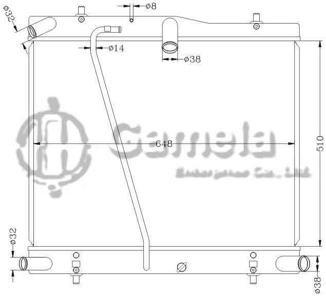 6112402N - Radiator-for-TOYOTA-HIACE-08-MT