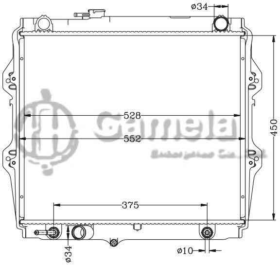 6112413N - Radiator-for-TOYOTA-HILUX-PICKUP-AT