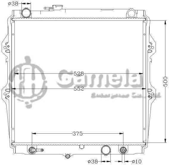 6112423N - Radiator-for-TOYOTA-HILUX-4x4-02-AT