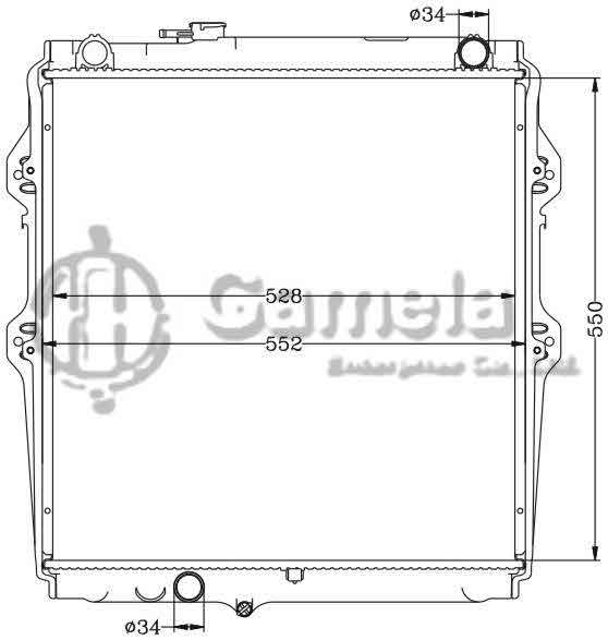 6112428N - Radiator-for-TOYOTA-HILUX-PICKUP-MT