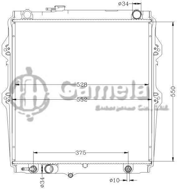 6112431N - Radiator-for-TOYOTA-HILUX-PICKUP-AT