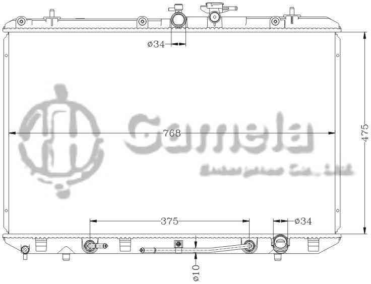 6112441N - Radiator-for-TOYOTA-HIGHLANDER-09-3-5L-AT-OEM-16041-31540