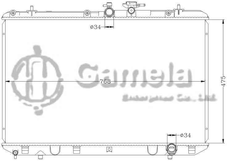 6112442N - Radiator-for-TOYOTA-HIGHLANDER-09-3-5L-MT